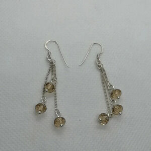Sterling dangle earrings